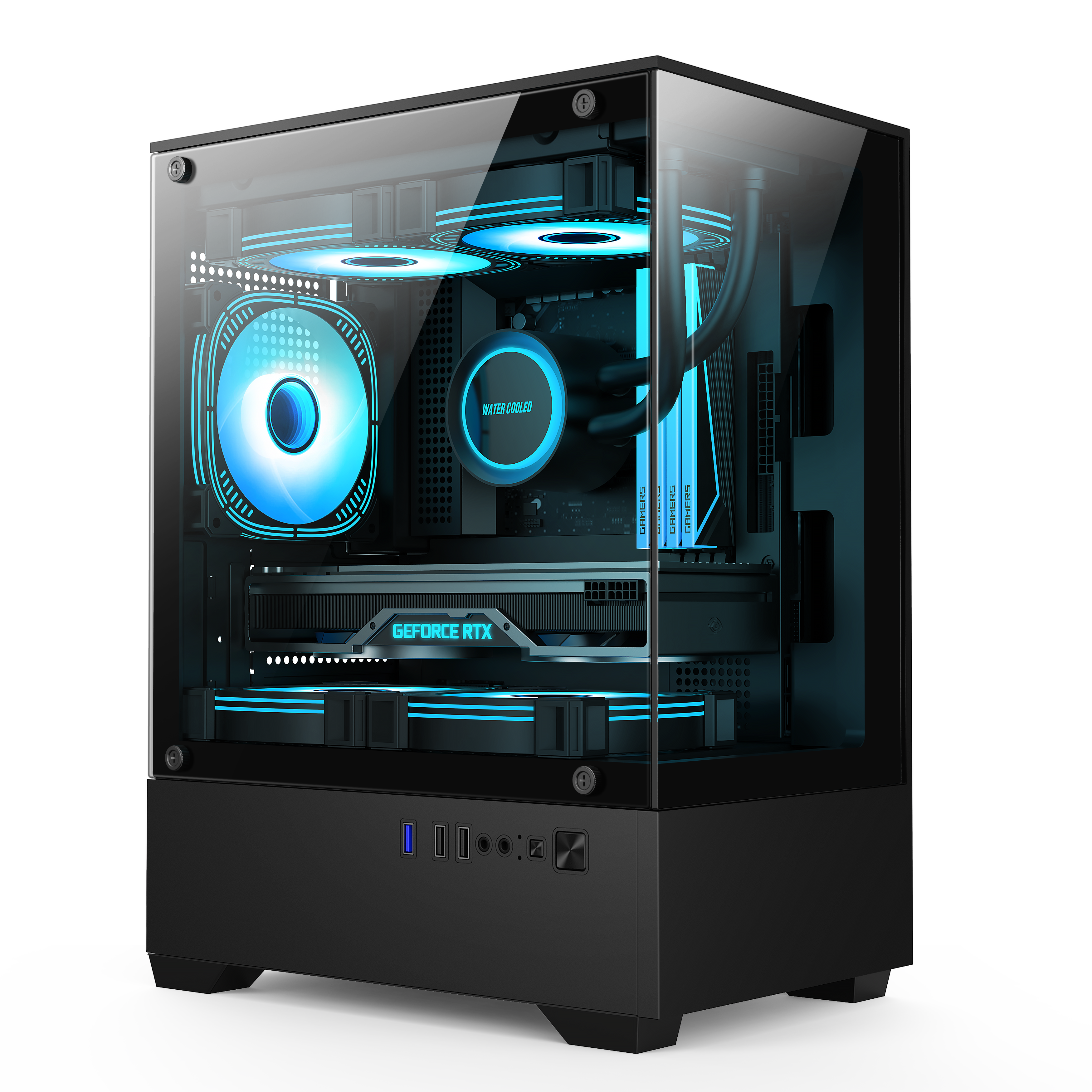 eDragon Casing Veles with 3 RGB Fans