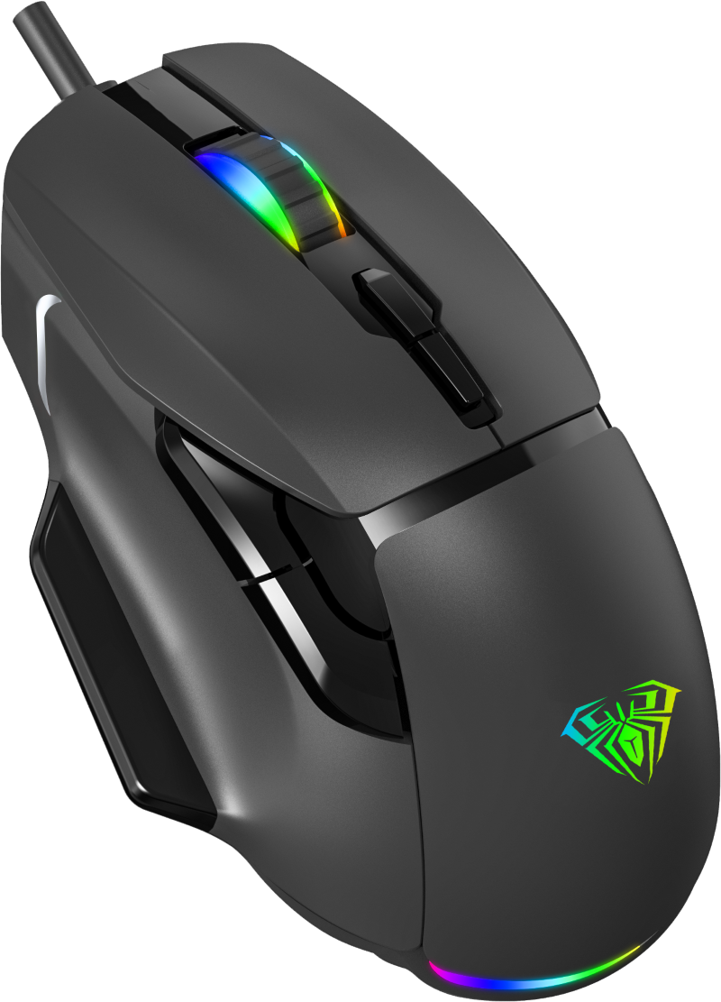 AULA Mouse F815 Gaming Mouse Wired Black