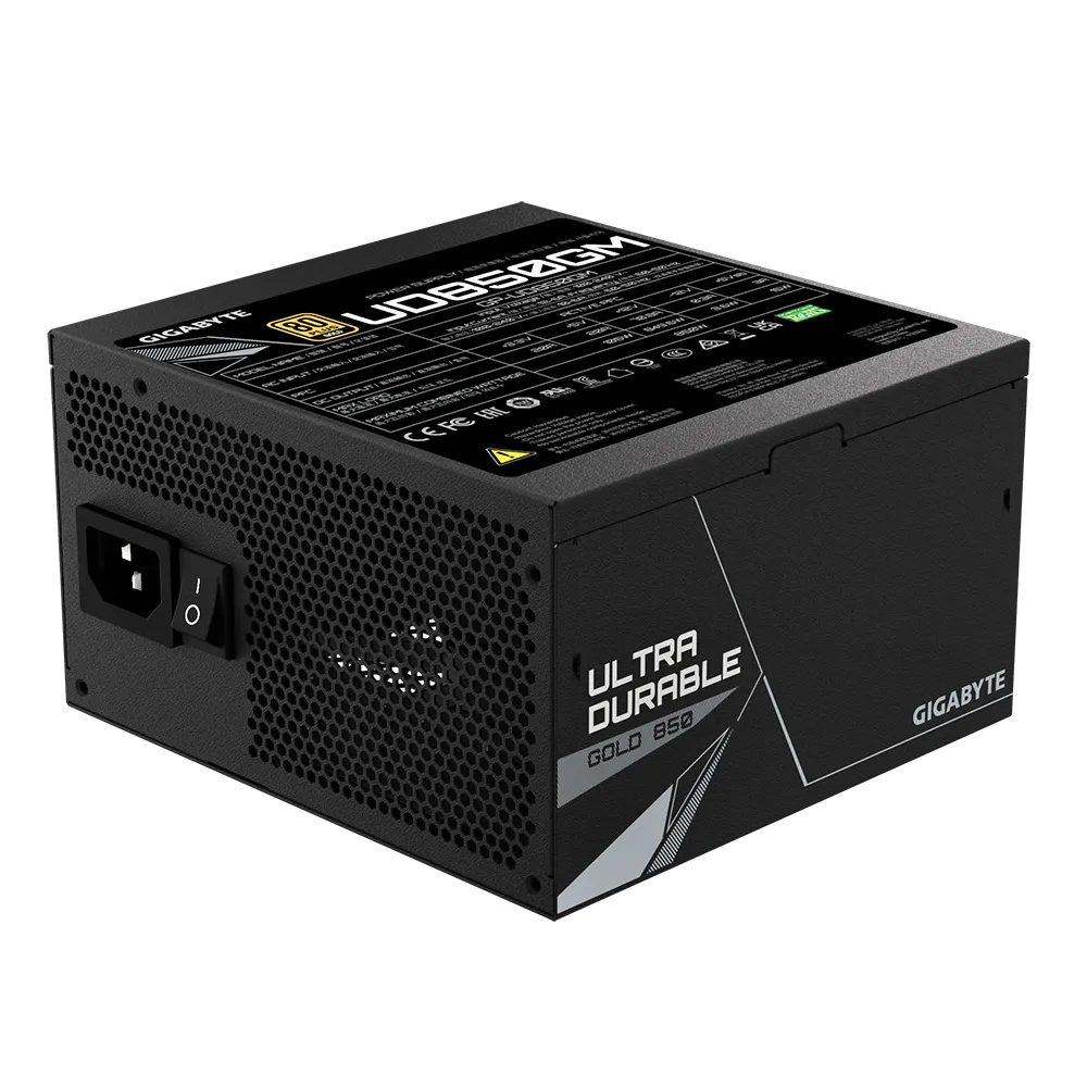 Gigabyte Power Supply UD850GM 850 Watt 80 Plus Gold