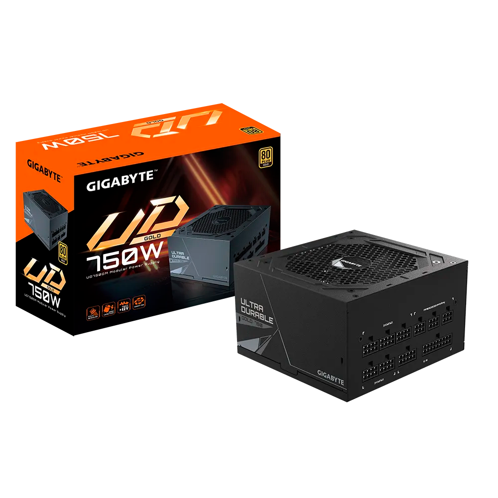 Gigabyte Power Supply UD750GM 750 Watt 80+ Gold