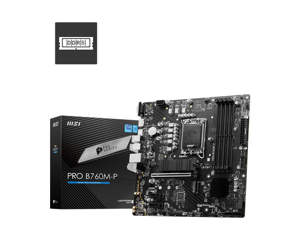 MSI Motherboard PRO B760M-P DDR5