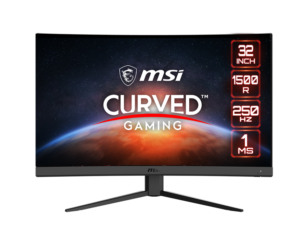 MSI LED Monitor G32C4X 32 Inch 1080p 250Hz Curved Gaming