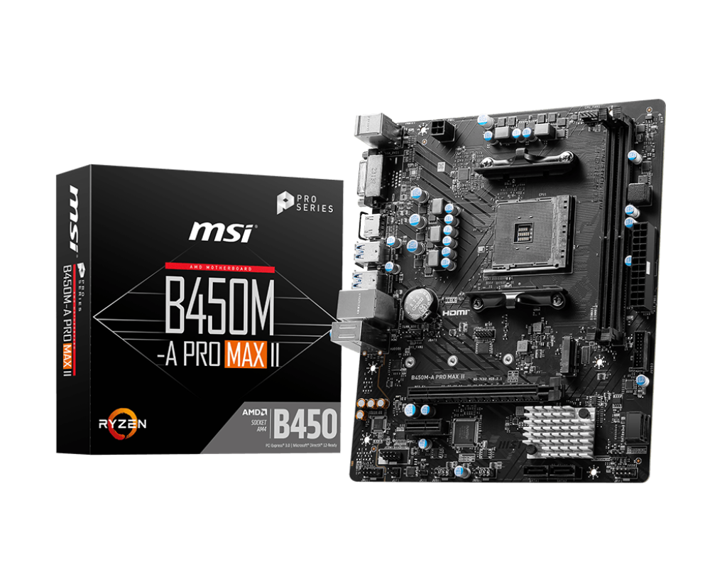 MSI Motherboard B450M A Pro max 2