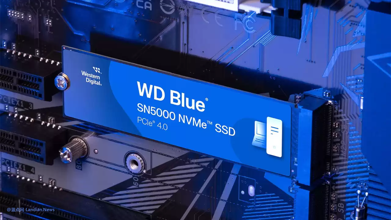 WD Blue M.2 NVME SSD SN5000 1TB Gen 4 upto 5,150MB/s