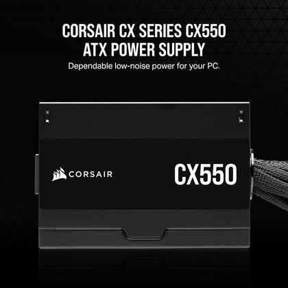Corsair Power Supply CX550 550 Watt 80 PLUS Bronze