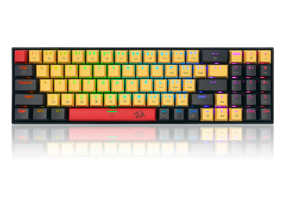 Redragon Keyboard K688 RGB Black