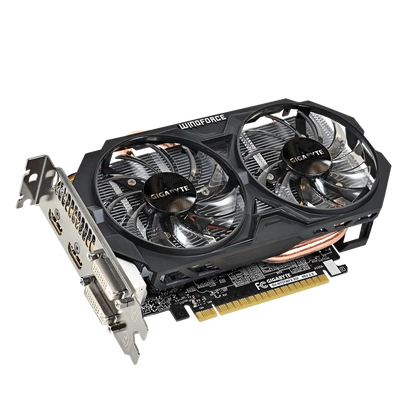 Gigabyte Graphic Card GTX 750 TI 2GB Windforce Dual Fan Without Box Used