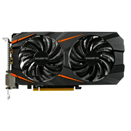 Gigabyte Graphic Card GTX 1060 3GB Windforce GDDR5 Without Box Used