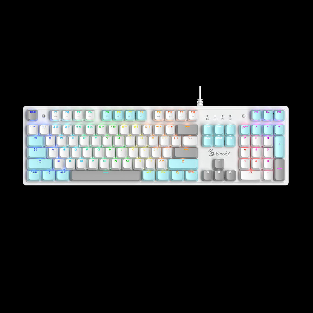 Bloody Keyboard S520n Mechanical Switch Ice White