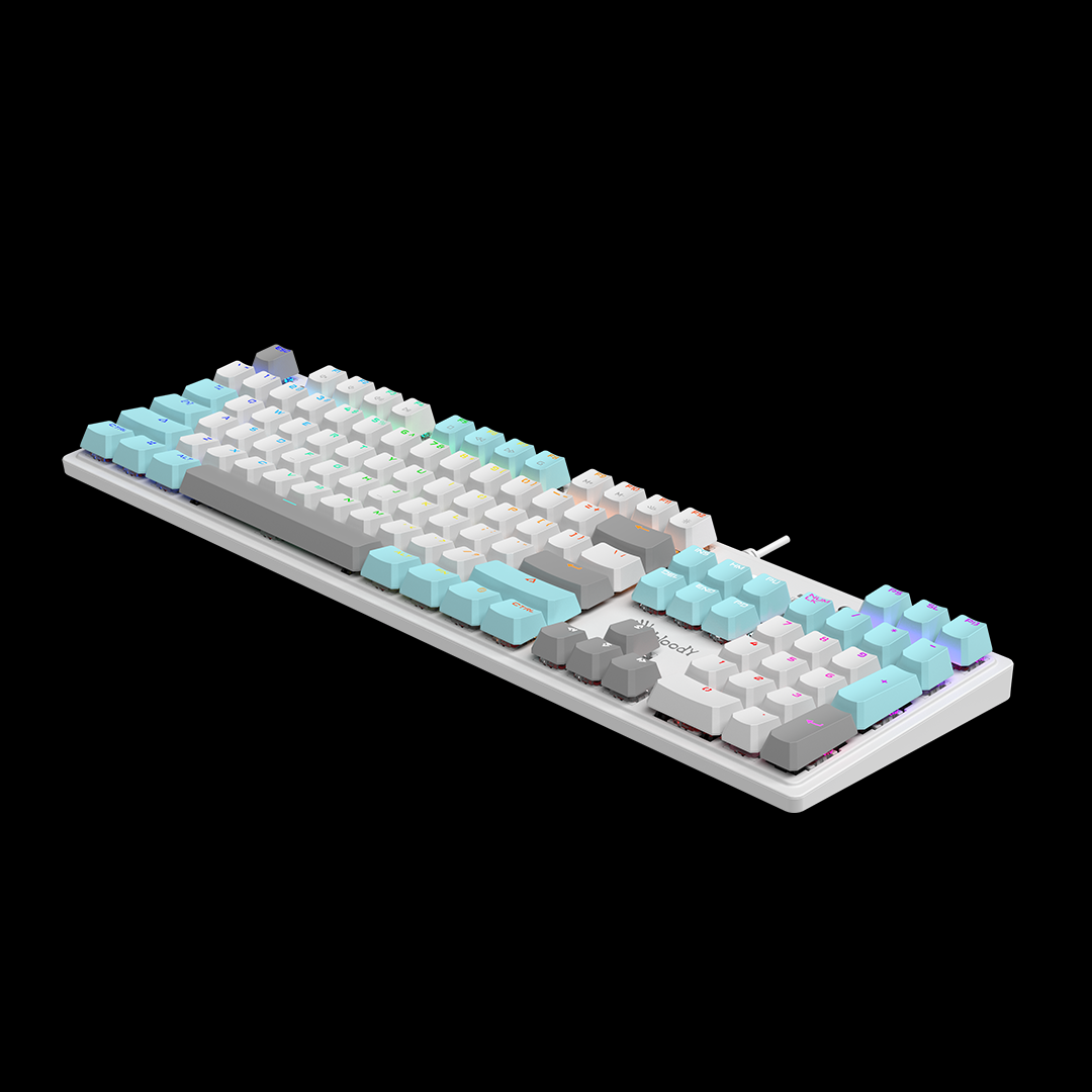 Bloody Keyboard S520n Mechanical Switch Ice White