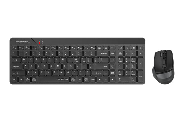 A4Tech Keyboard Mouse FG2400 Air2 2.4G Wireless Desktop Set Black