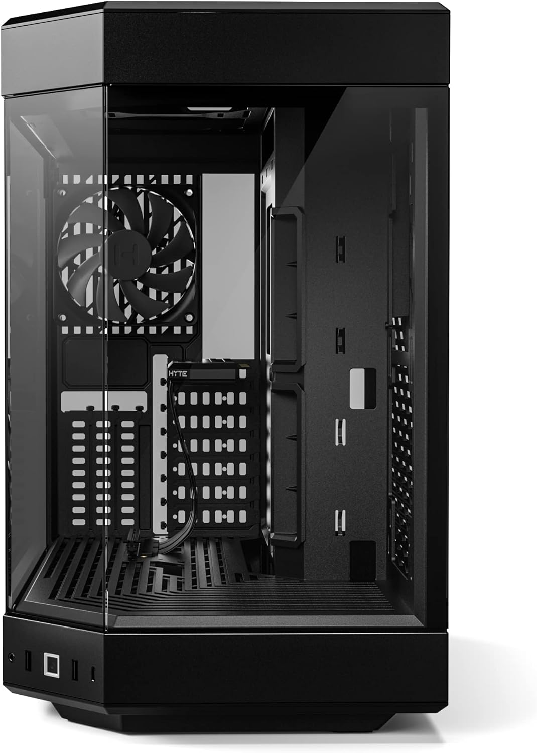 Modern Power Casing HYTE Casing Y60 Modern Aesthetic Dual Chamber Panoramic ATX Mid-Tower ...