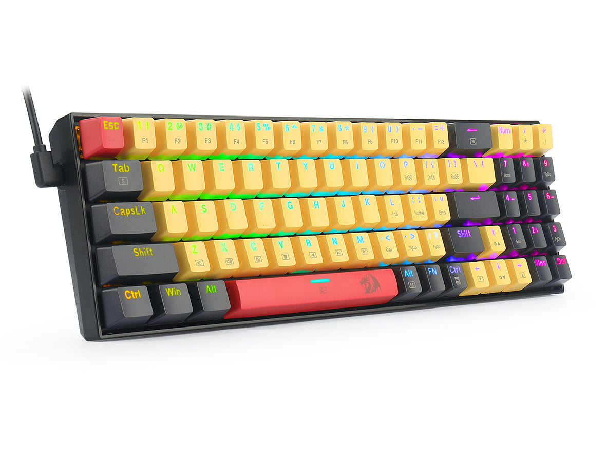Redragon Keyboard K688 RGB Black
