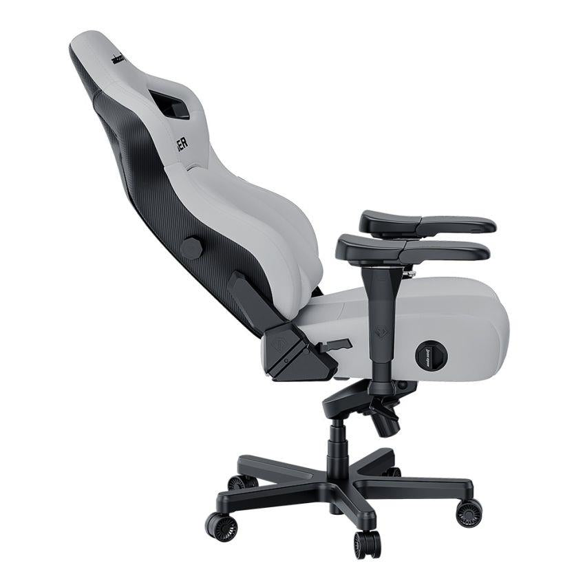 AndaSeat Chair Kaiser 4 L V2 Leather Gaming Chair - Cloudy White