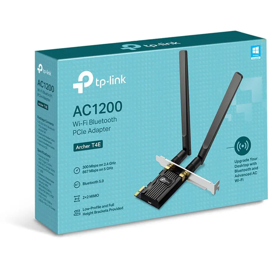 Tp-Link Wifi Adapter Archer T4E Dual Band Wi-Fi Bluetooth