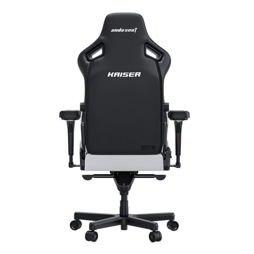 AndaSeat Chair Kaiser 4 XL Leather Gaming Chair - Cloudy White