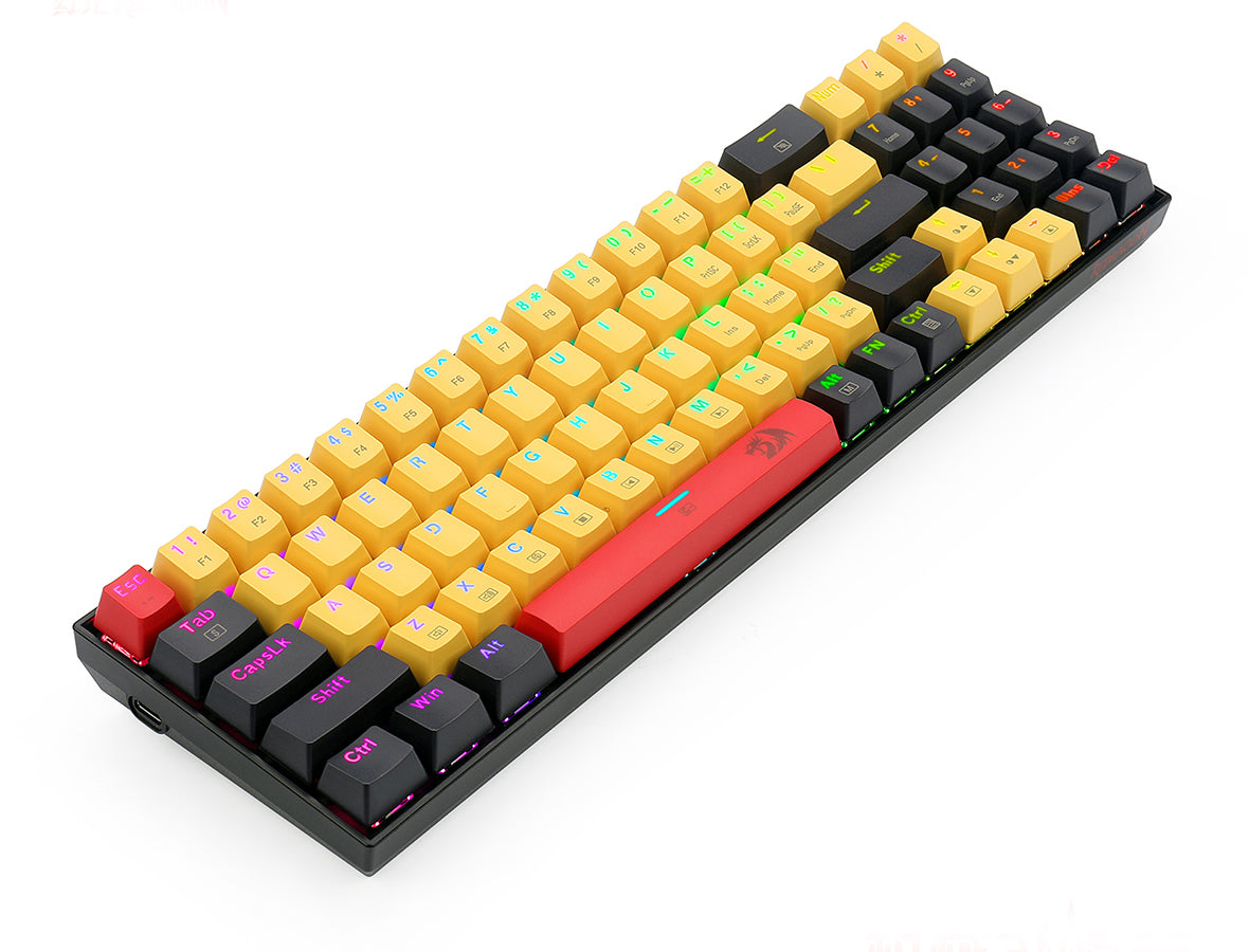 Redragon Keyboard K688 RGB Black