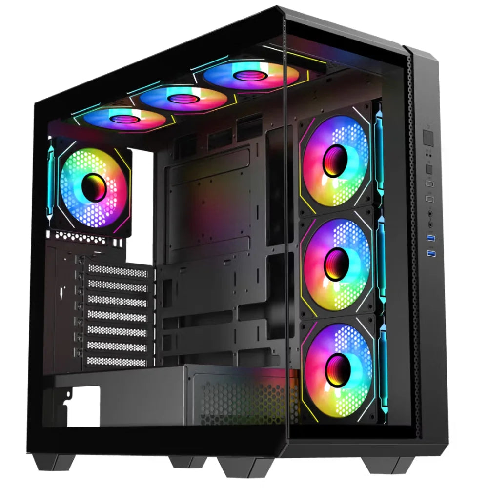 Astro Casing AGC-U31A 4 ARGB Infinity Fans 6-Port Fan Hub + Remote