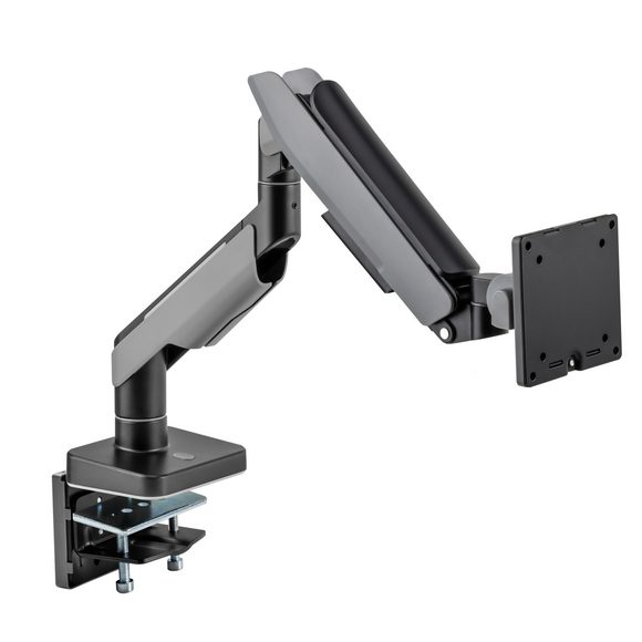MXG Led Stand HMA-12R Heavy Duty RGB Gaming Monitor Arm Matte Black