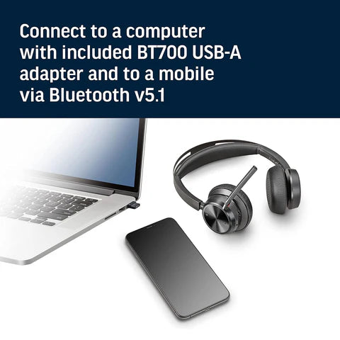 Plantronics Headset Poly Voyager Focus 2 Wireless