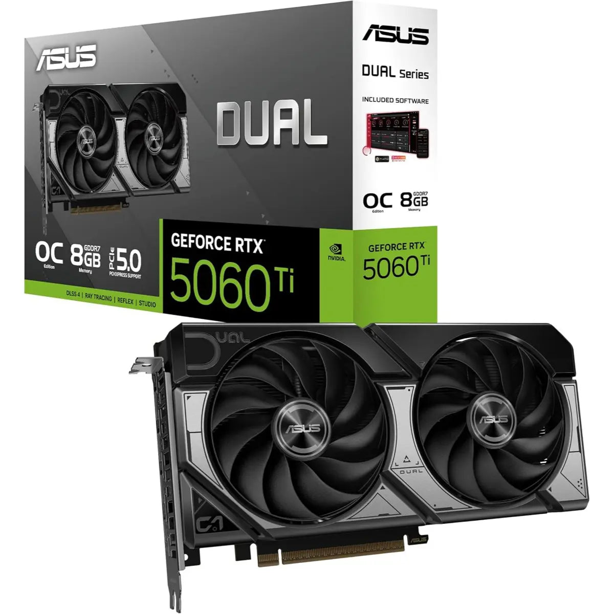 Asus Graphics Card Dual RTX 5060 Ti 8GB OC Edition