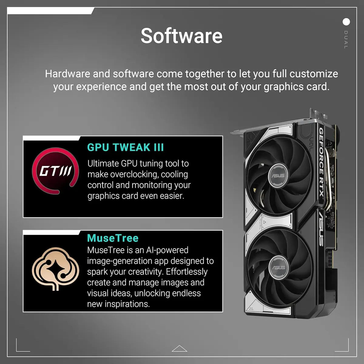 Asus Graphics Card Dual RTX 5060 Ti 8GB OC Edition
