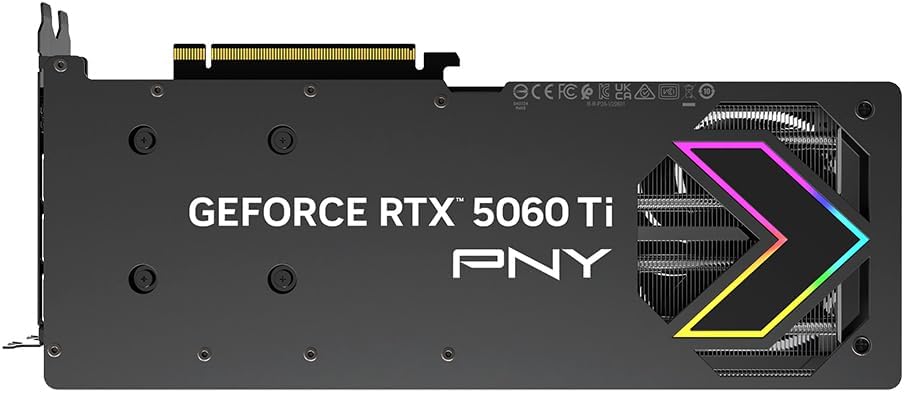 PNY Graphics Card NVIDIA RTX 5060 Ti Epic-X RGB Triple Fan 8GB GDDR7