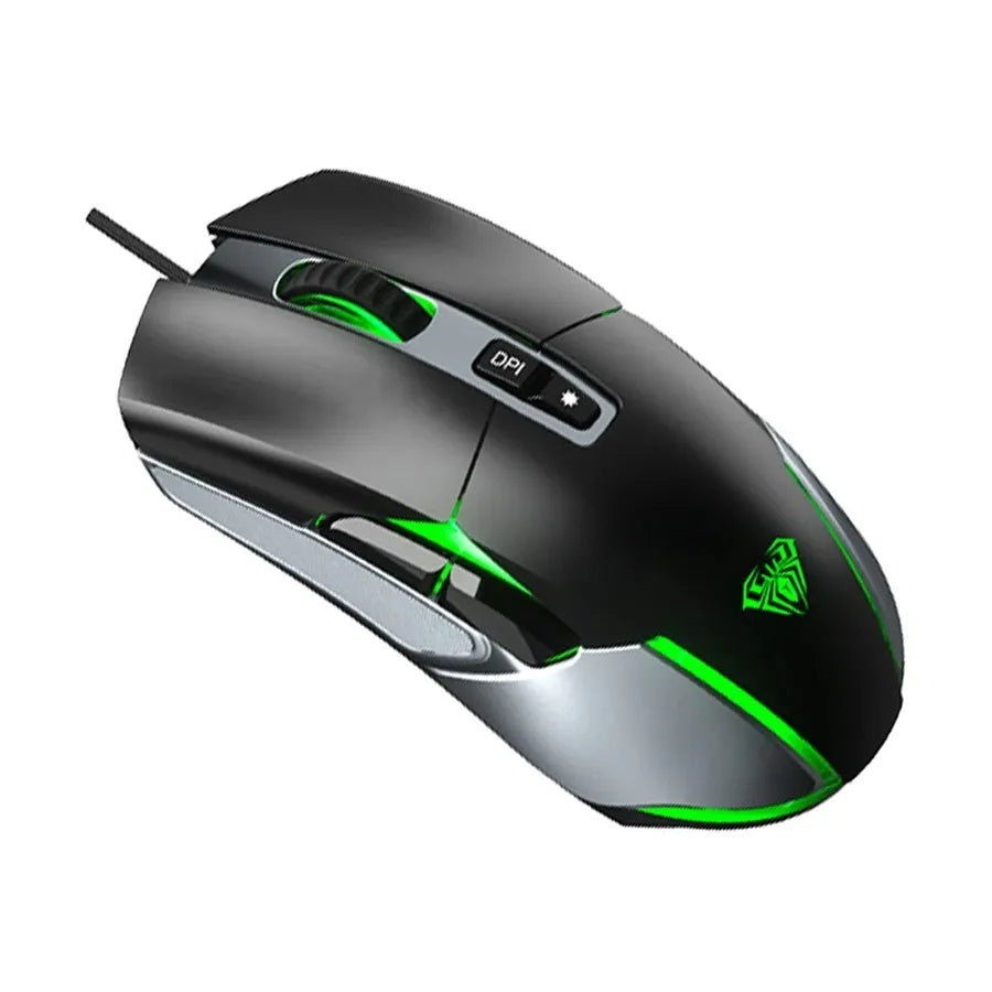 AULA Mouse F816 Gaming Wired Black