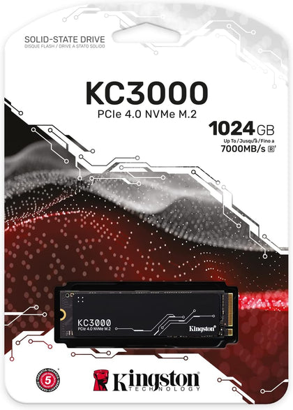 Kingston M.2 NVME SSD 1024GB KC3000