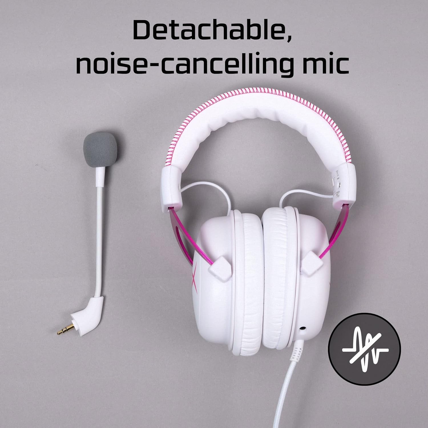 HyperX Cloud II (Cloud 2) Gaming Headset – 7.1 Surround Sound Open Box White