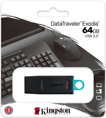 Kingston USB Flash Drive Exodia 64GB 3.2 DTX/64GB