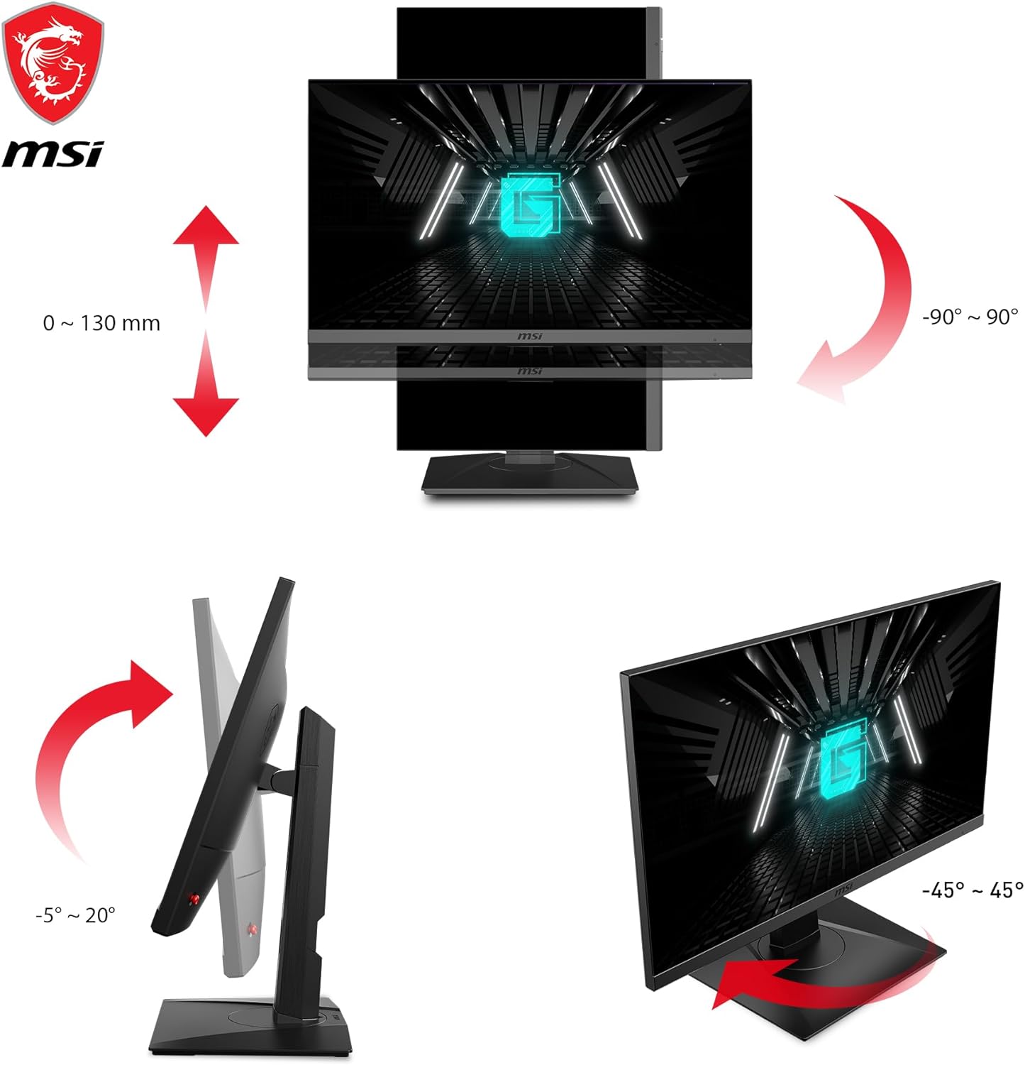 MSI LED Monitor 27 Inch G272QPF IPS 170HZ WQHD