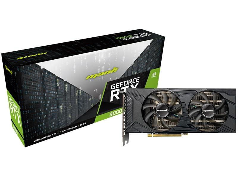 Manli Graphic Card RTX 3050 8GB With Box Used