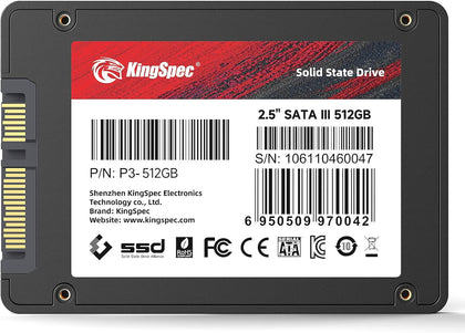 Kingspec Sata SSD 2.5 Inch 512GB P3
