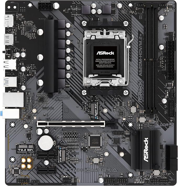 ASRock  Motherboard A620M-HDV/M.2