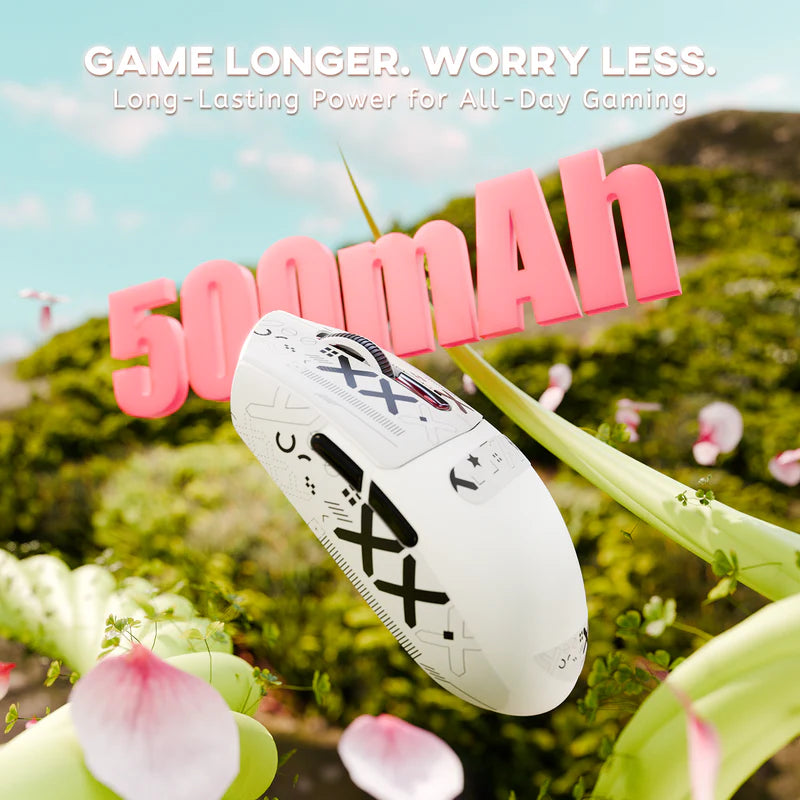 ATTACK SHARK Mouse G3 Tri-mode Wireless Gaming 25000 DPI Ultra Lightweight - White