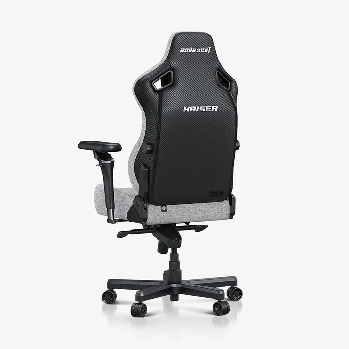AndaSeat Chair Kaiser 4 V2 L 6D Armrest Gaming Chair Ash Grey Fabric