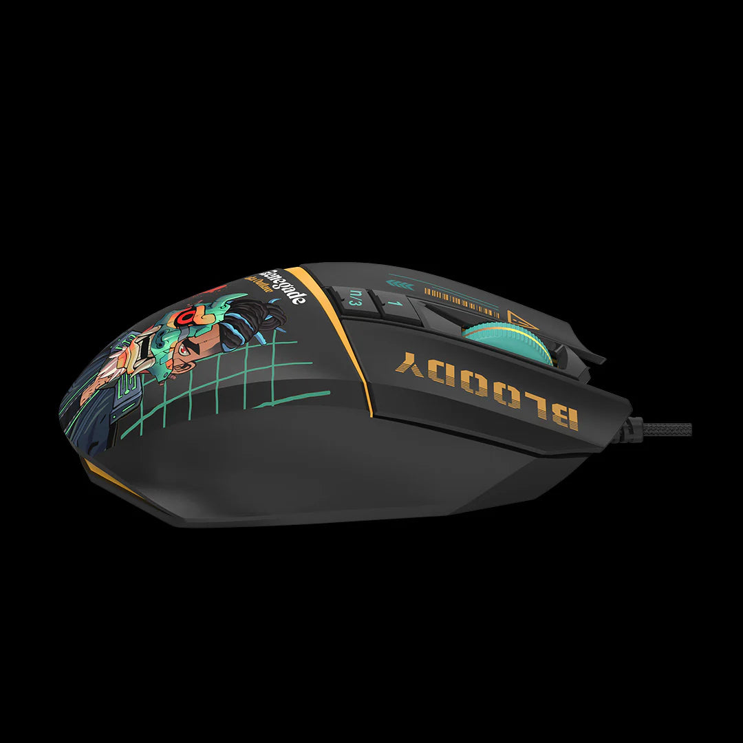 Bloody W63 Max RGB Gaming Mouse Renegade Midnight