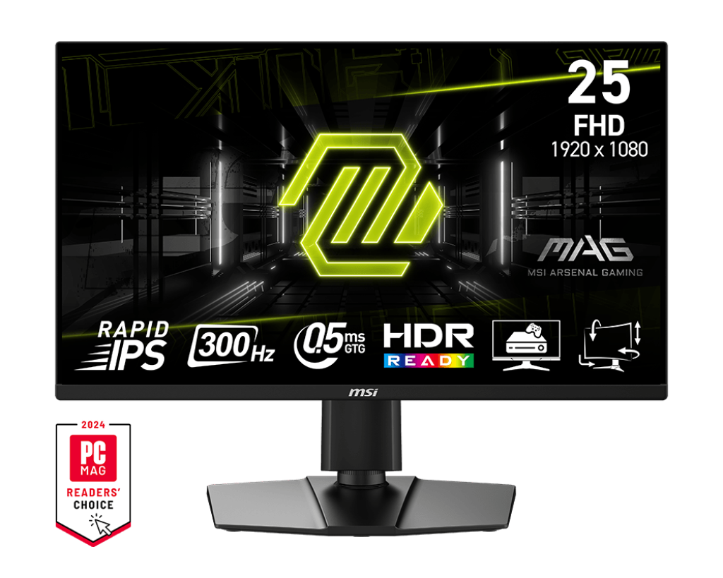 MSI LED Monitor MAG 255PXF 25-inch 1920 x 1080 (FHD) 300Hz IPS 0.5ms