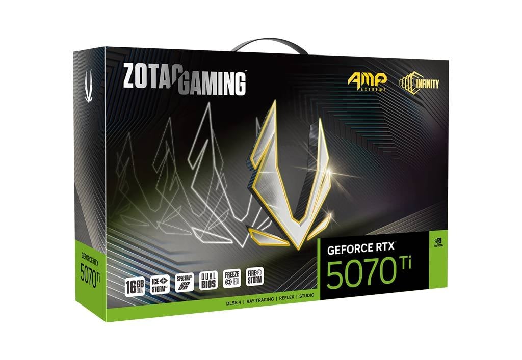 Zotac Graphic Card RTX 5070 Ti AMP Extreme INFINITY 16GB