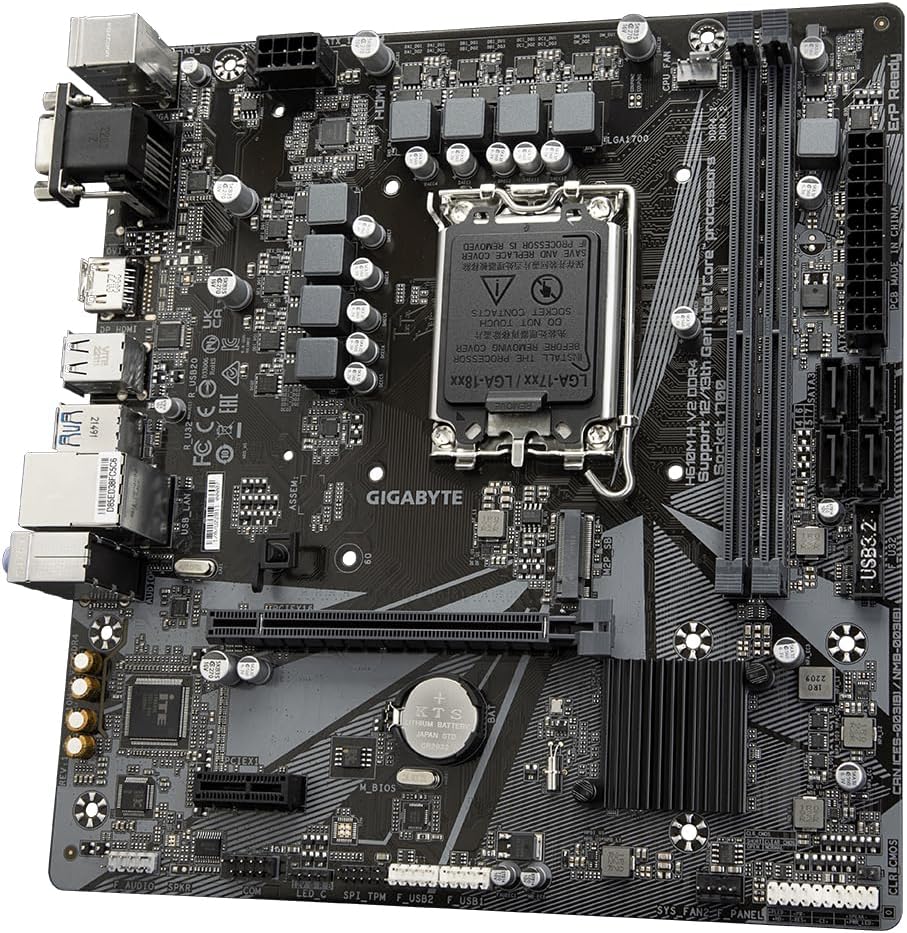 Gigabyte Motherboard H610m h V2 Ddr4
