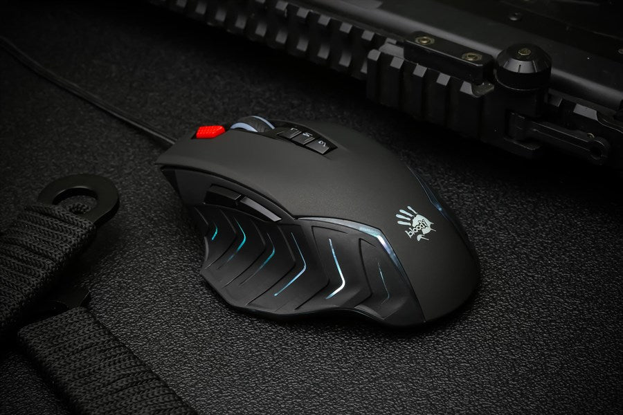 Bloody Mouse J95s 2-Fire RGB Animation Black