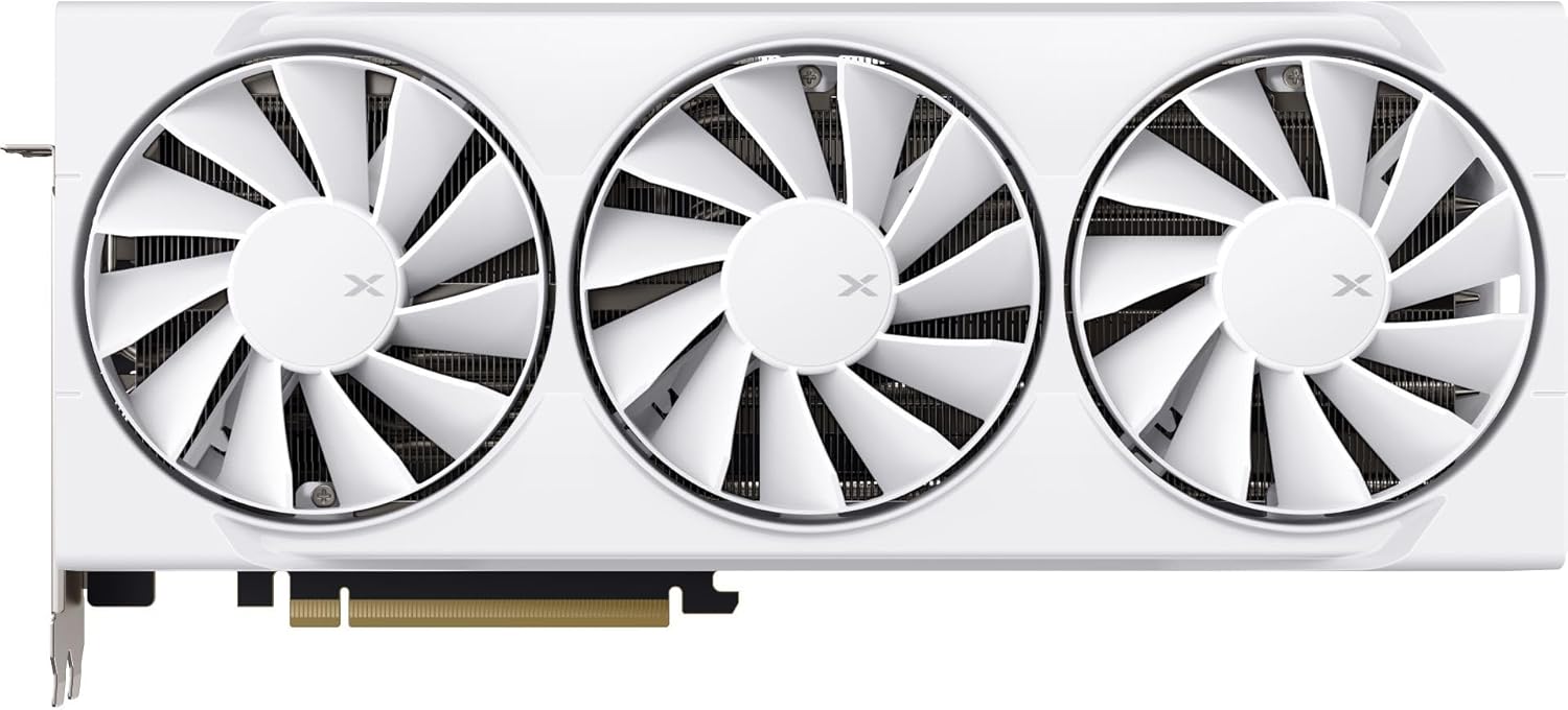 AMD Graphic Card RX 9070XT 16GB Swift White Triple Fan Gaming Edition