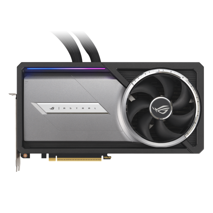 Asus Graphic Card Rog Astral LC RTX 5090 32GB OC 360mm Radiator AIO Cooler