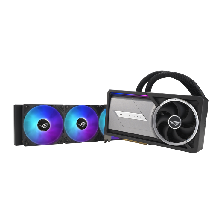 Asus Graphic Card Rog Astral LC RTX 5090 32GB OC 360mm Radiator AIO Cooler