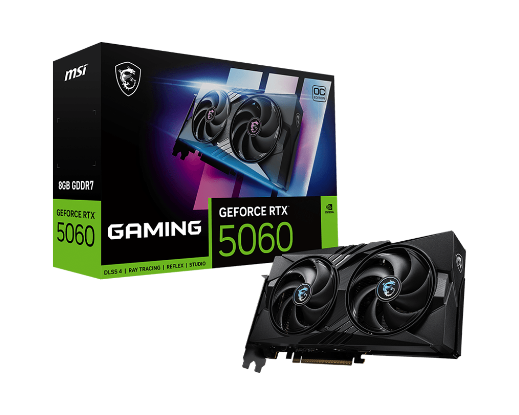 MSI Graphic Card RTX 5060 8GB Gaming OC Edition