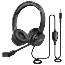EKSA Headset H12E Noise Cancelling (USB) With Microphone Wired