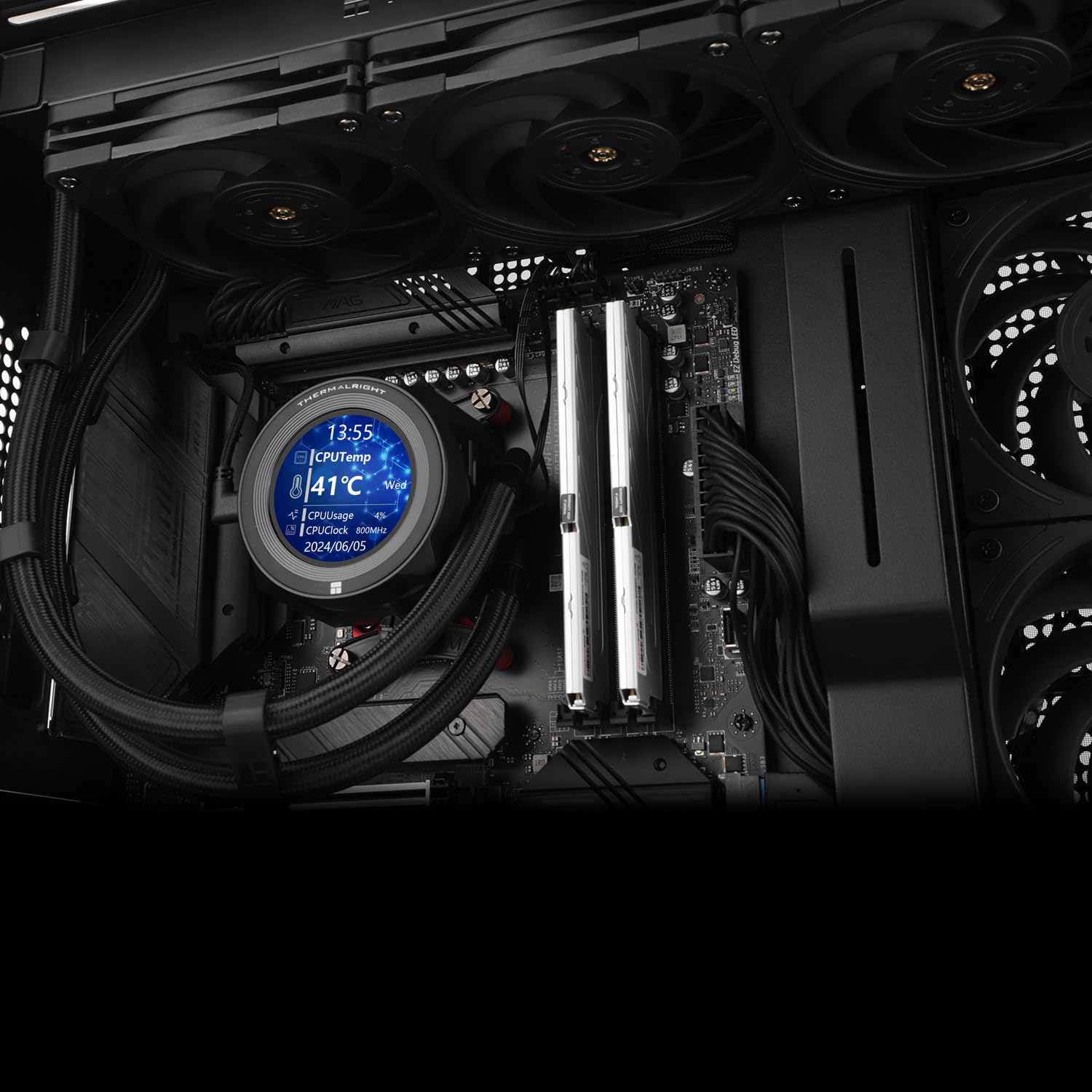 Thermalright Liquid Cooler Core Vision 360 LCD ARGB Black