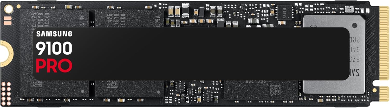 Samsung M.2 NVME SSD 9100 Pro 2TB Read Speeds Up to 14,800MB/s