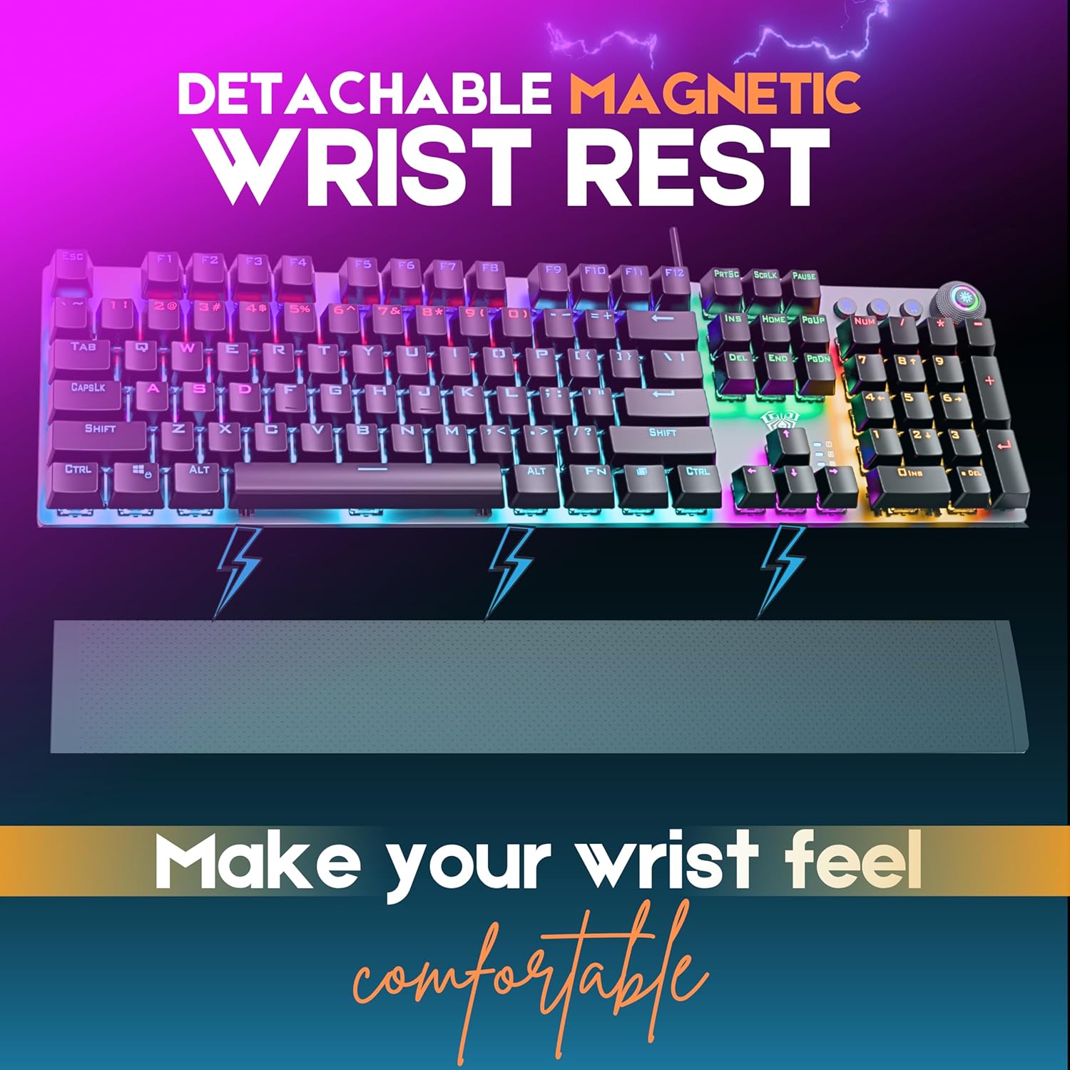 Aula Keyboard F2058 Mechanical Wired Blue Switch